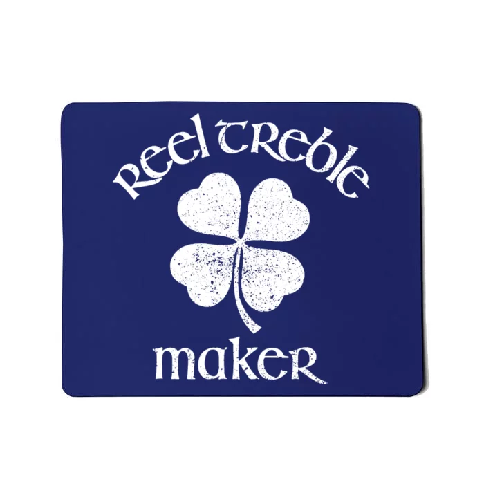 Reel Treble Maker Irish Dance Shamrock St Patricks Mousepad