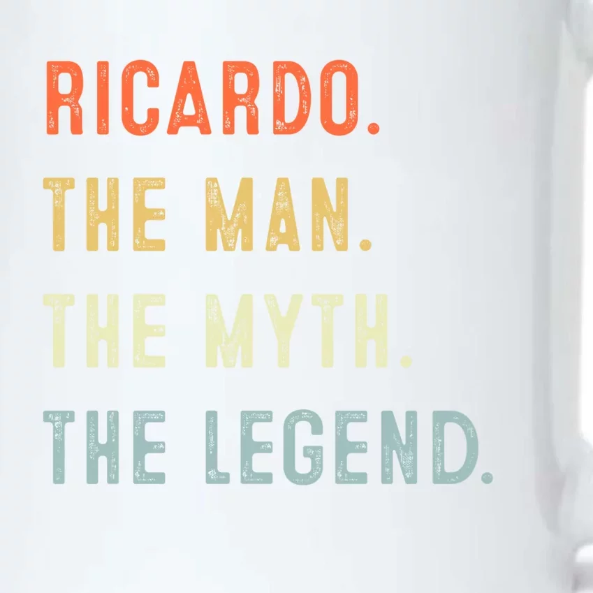 Ricardo The Myth Legend Father’s Day Gift Papa Grandpa Gift Black Color Changing Mug