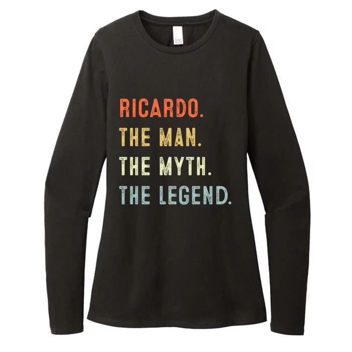 Ricardo The Myth Legend Father’s Day Gift Papa Grandpa Gift Womens CVC Long Sleeve Shirt