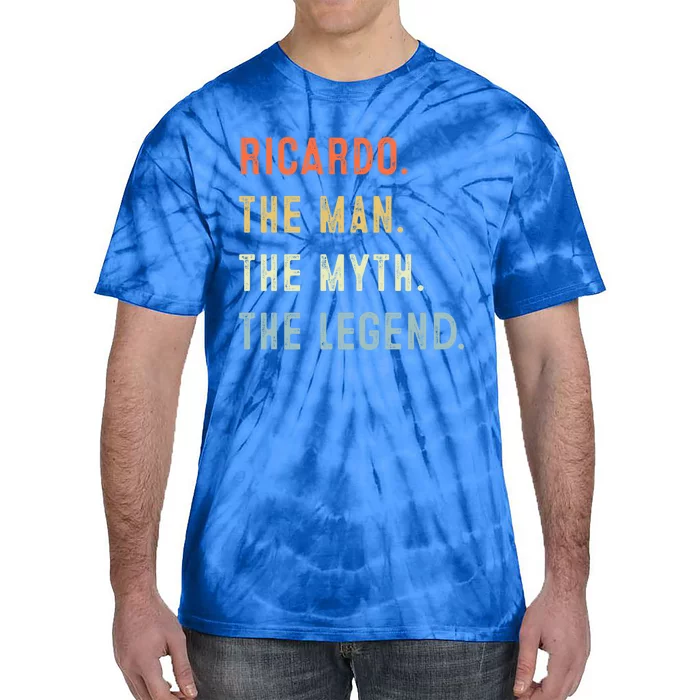 Ricardo The Myth Legend Father’s Day Gift Papa Grandpa Gift Tie-Dye T-Shirt