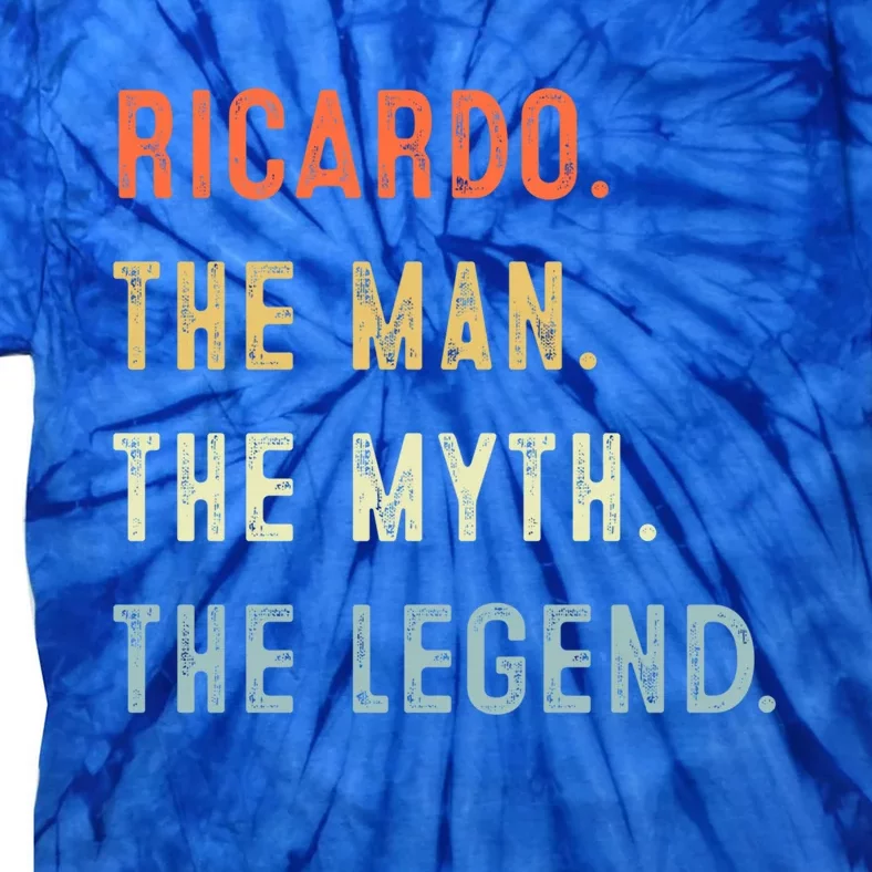 Ricardo The Myth Legend Father’s Day Gift Papa Grandpa Gift Tie-Dye T-Shirt