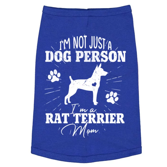 Rat Terrier Mom Dog Funny Gift Dog Mom Lover Mother Day Gift Doggie Tank