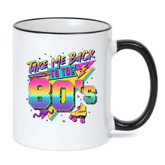 Retro Take Me Back To The 80s Eighties Black Color Changing Mug