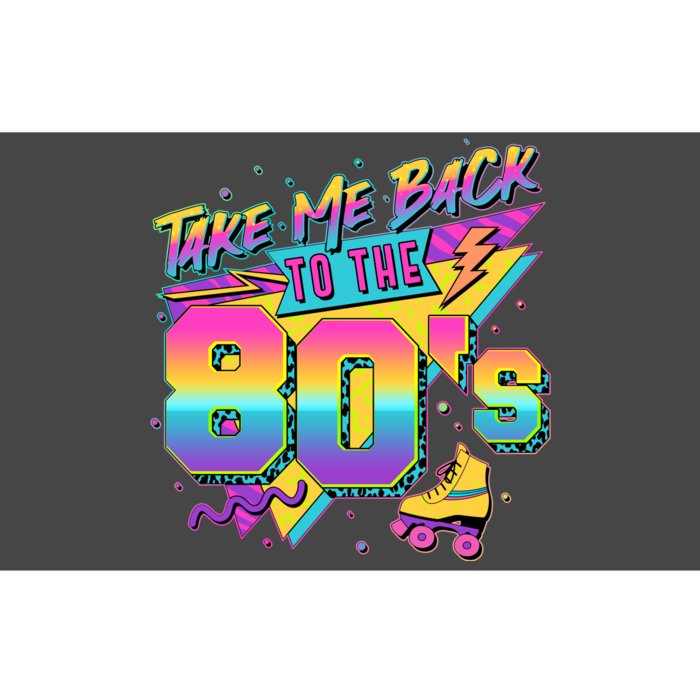 Retro Take Me Back To The 80s Eighties Bumper Sticker