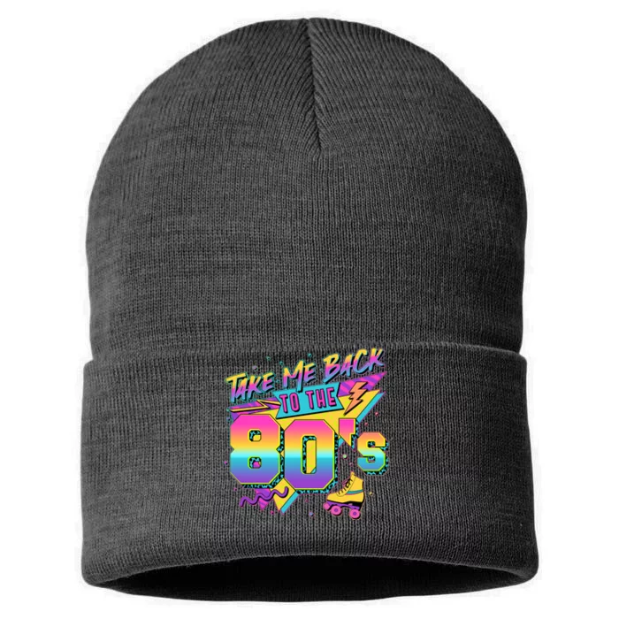 Retro Take Me Back To The 80s Eighties Sustainable Knit Beanie