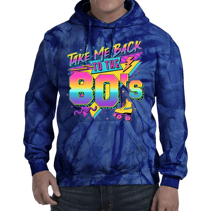 Retro Take Me Back To The 80s Eighties Tie Dye Hoodie