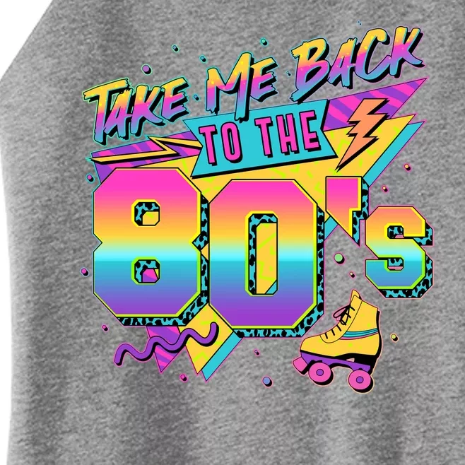 Retro Take Me Back To The 80s Eighties Women’s Perfect Tri Rocker Tank