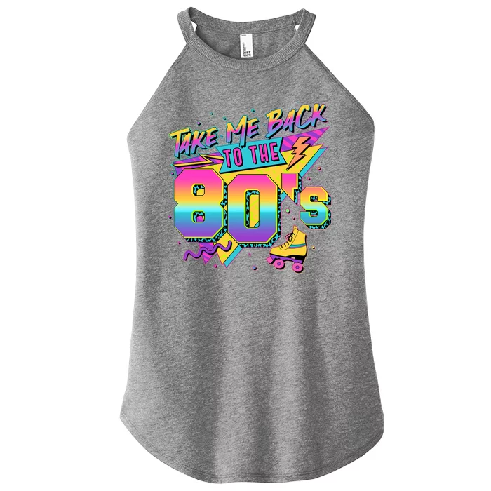 Retro Take Me Back To The 80s Eighties Women’s Perfect Tri Rocker Tank