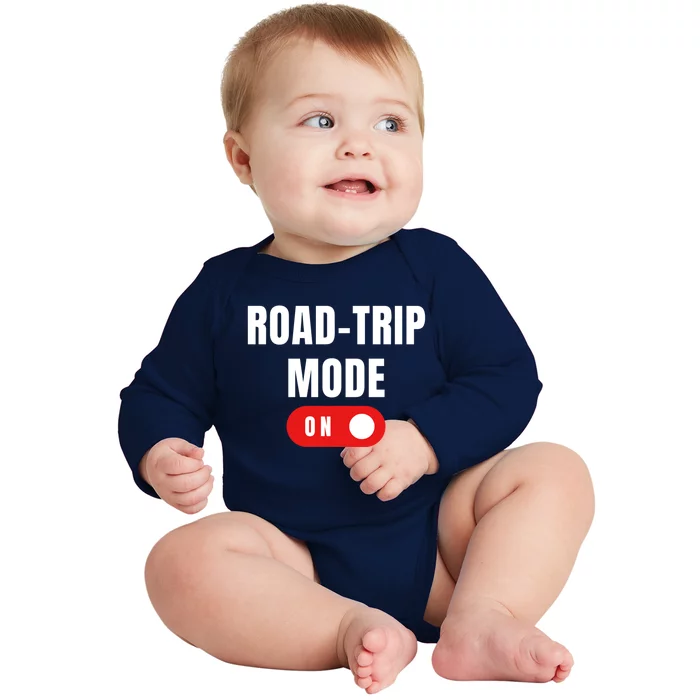 Road Trip Modeon For Road Trippin Travelers Gift Baby Long Sleeve Bodysuit