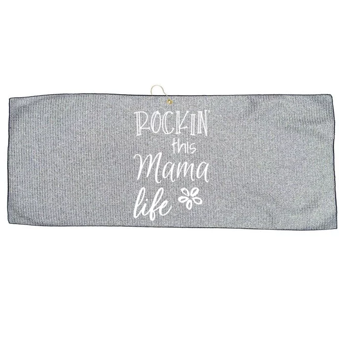 Rockin This Mama Life Special Mother Mom Cool Gift Large Microfiber Waffle Golf Towel