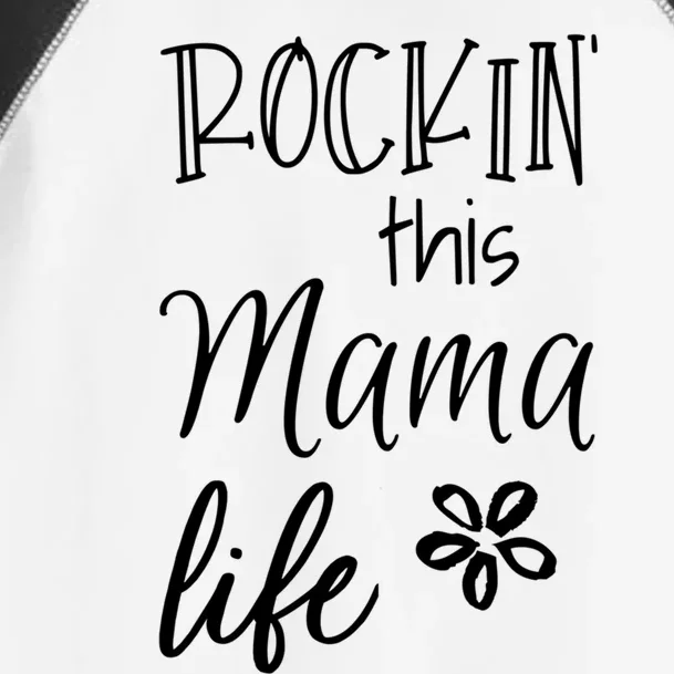 Rockin This Mama Life Special Mother Mom Cool Gift Toddler Fine Jersey T-Shirt