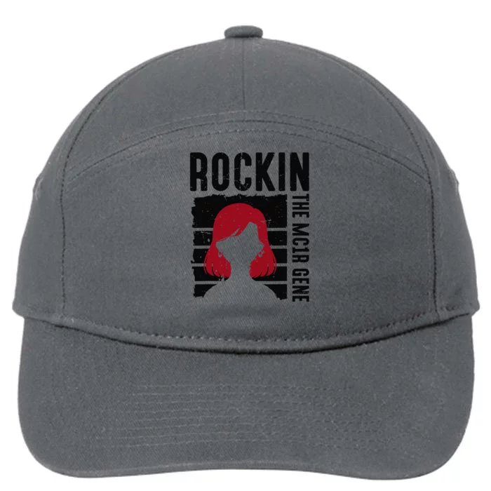 Rockin The Mc1r Gene Red Hair Red Head Redhead 7-Panel Snapback Hat