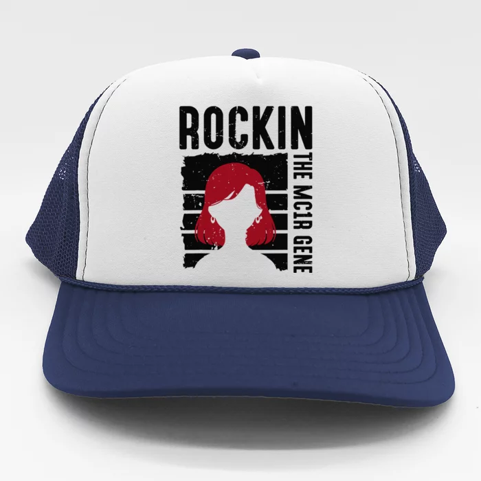 Rockin The Mc1r Gene Red Hair Red Head Redhead Trucker Hat