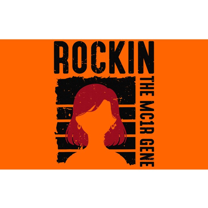 Rockin The Mc1r Gene Red Hair Red Head Redhead Bumper Sticker