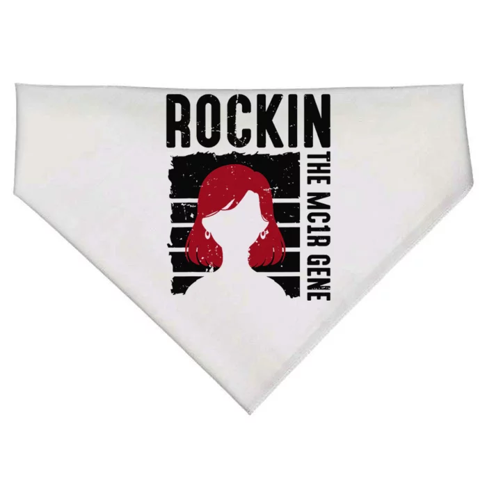 Rockin The Mc1r Gene Red Hair Red Head Redhead USA-Made Doggie Bandana