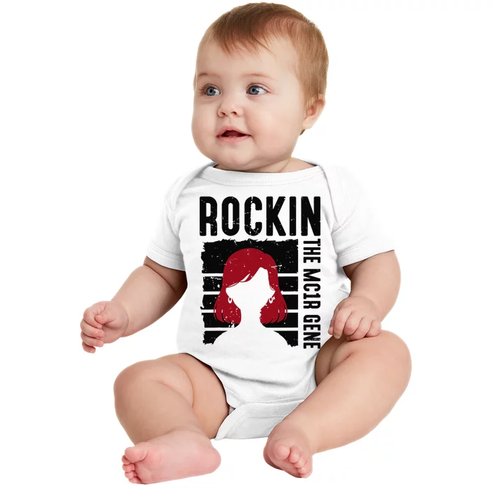 Rockin The Mc1r Gene Red Hair Red Head Redhead Baby Bodysuit