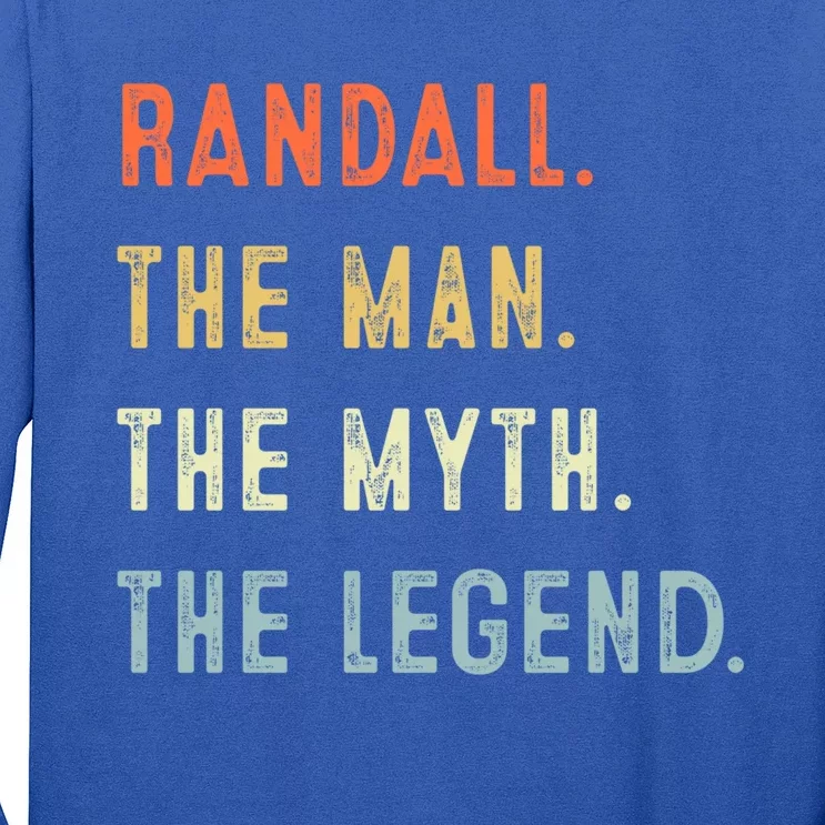 Randall The Myth Legend Father’s Day Gift Papa Grandpa Gift Long Sleeve Shirt