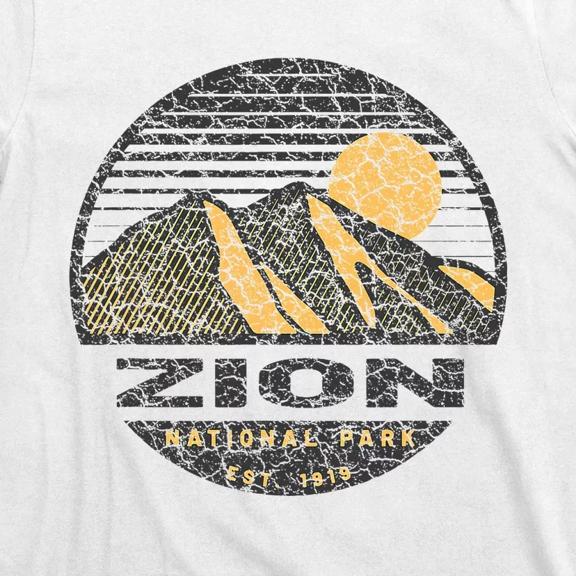 Road Trip Mount Zion National Park Utah Mountain Sunset T-Shirt