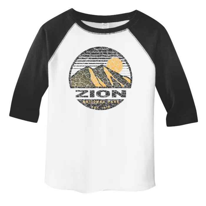 Road Trip Mount Zion National Park Utah Mountain Sunset Toddler Fine Jersey T-Shirt