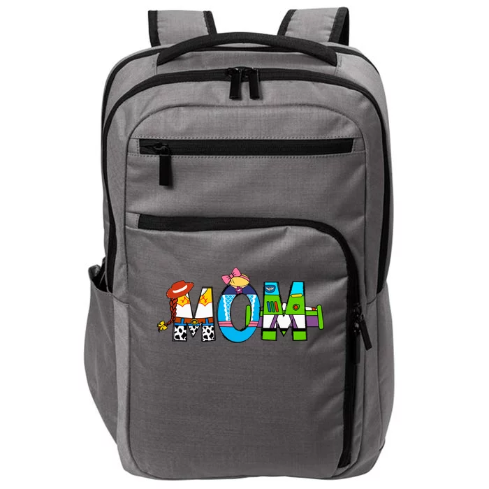 Retro Toy Mom Happy Mother Family Matching Impact Tech Backpack