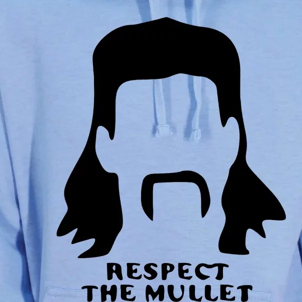 Respect The Mullet It's Mullet Time Funny Redneck Mullet Unisex Surf Hoodie