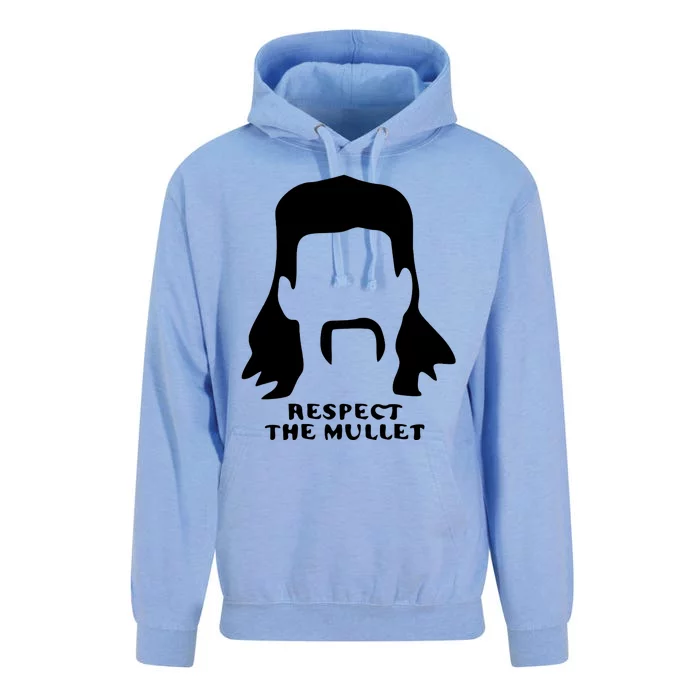 Respect The Mullet It's Mullet Time Funny Redneck Mullet Unisex Surf Hoodie