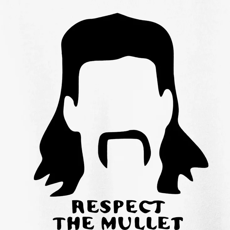 Respect The Mullet It's Mullet Time Funny Redneck Mullet Toddler T-Shirt