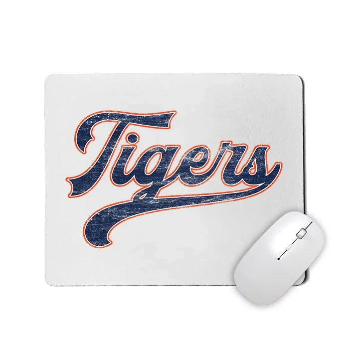 Retro Tigers Nickname Mousepad