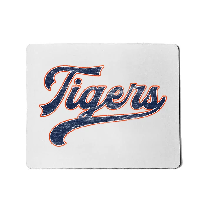 Retro Tigers Nickname Mousepad