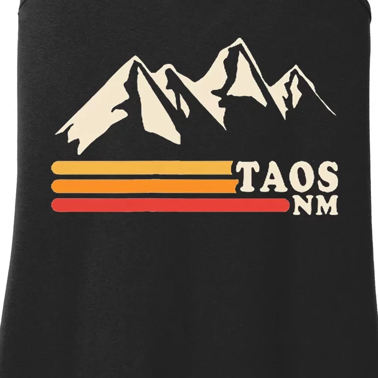 Retro Taos New Mexico Nm Mountains Ski Ladies Essential Tank