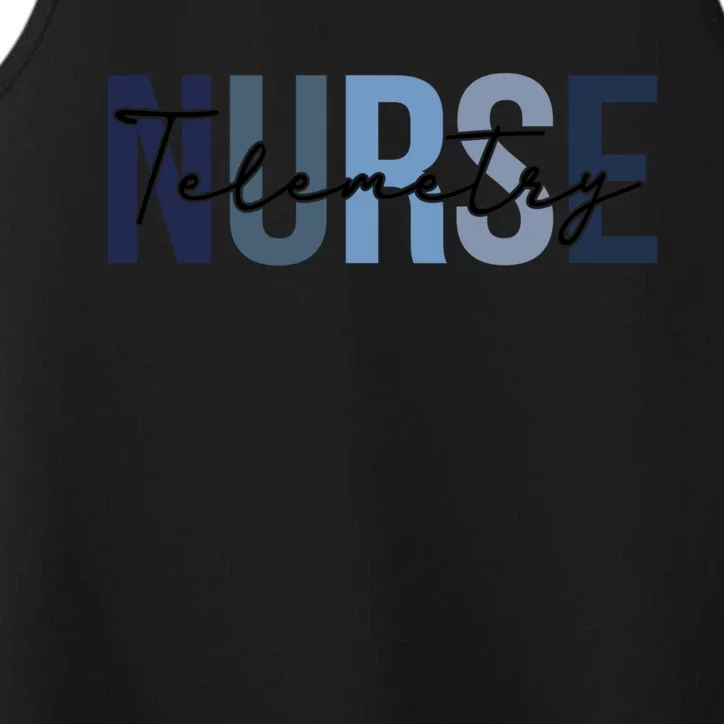 Retro Telemetry Nurse Print For Nursing Student Performance Tank