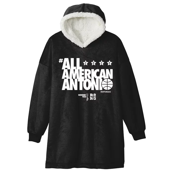 Rupp To No Good Podcast All American Antonio Hooded Wearable Blanket