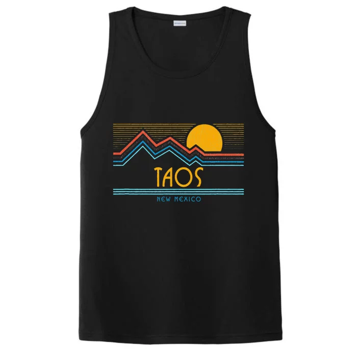 Retro Taos New Mexico Performance Tank