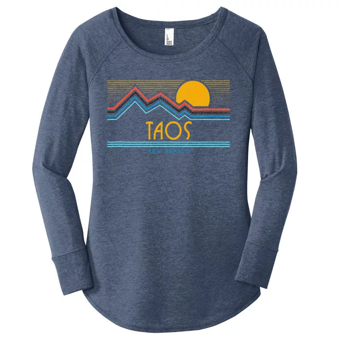 Retro Taos New Mexico Women's Perfect Tri Tunic Long Sleeve Shirt