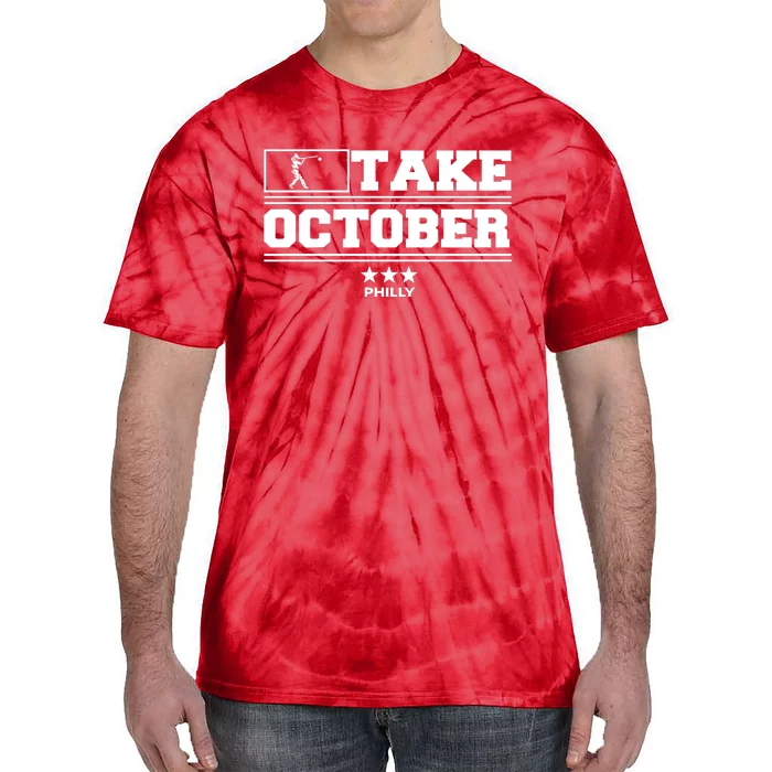 Retro Take October Philly_philadelphia Vintage Tie-Dye T-Shirt