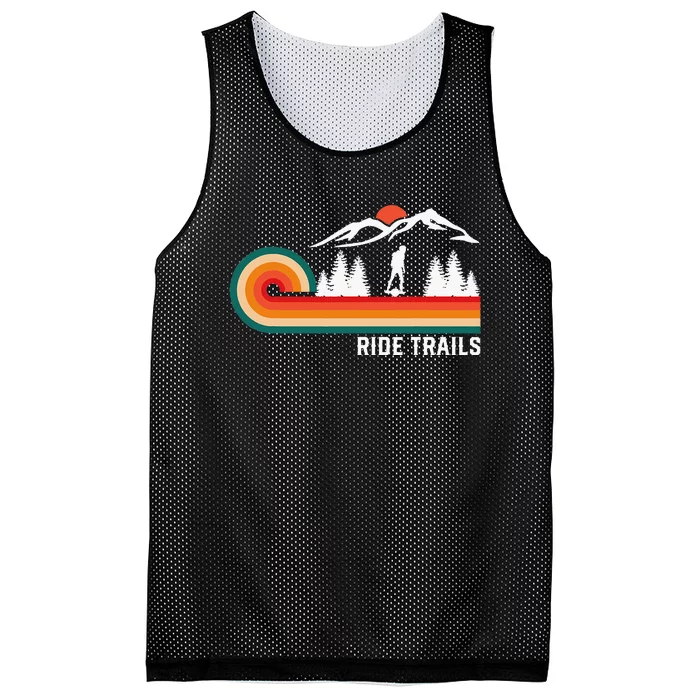 Ride Trails Onewheel Retro Vintage One Wheel Mesh Reversible Basketball Jersey Tank