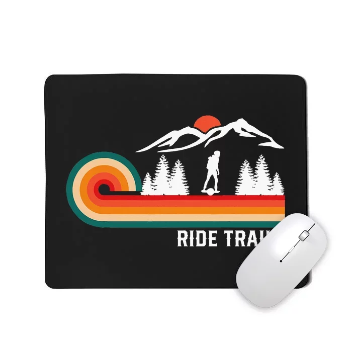 Ride Trails Onewheel Retro Vintage One Wheel Mousepad