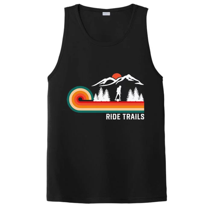 Ride Trails Onewheel Retro Vintage One Wheel Performance Tank