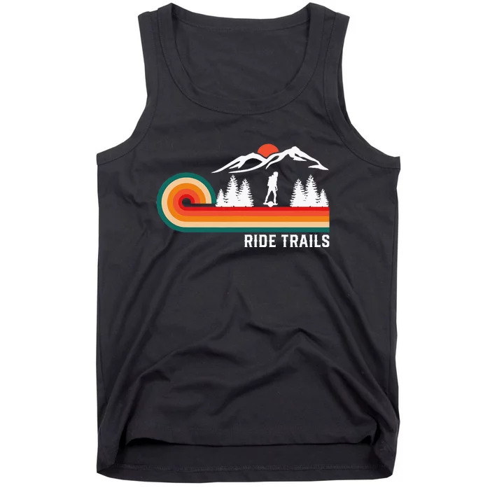 Ride Trails Onewheel Retro Vintage One Wheel Tank Top