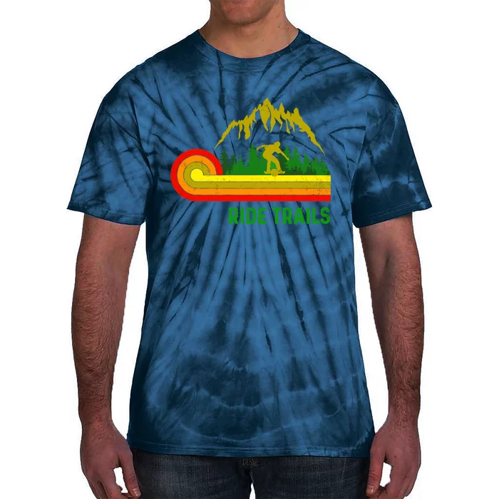 Ride Trails Onewheel Retro Vintage One Wheel float life Premium Tie-Dye T-Shirt