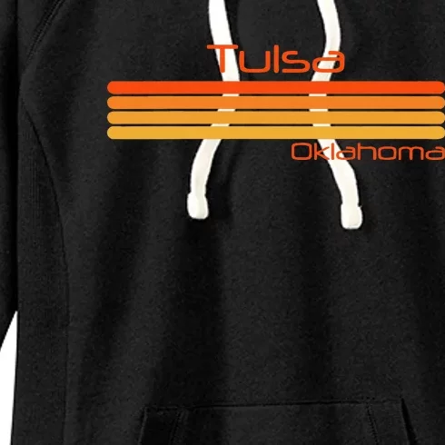 Retro Tulsa Oklahoma Women's Fleece Hoodie