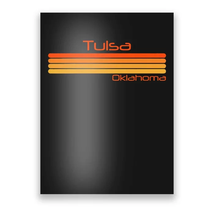 Retro Tulsa Oklahoma Poster