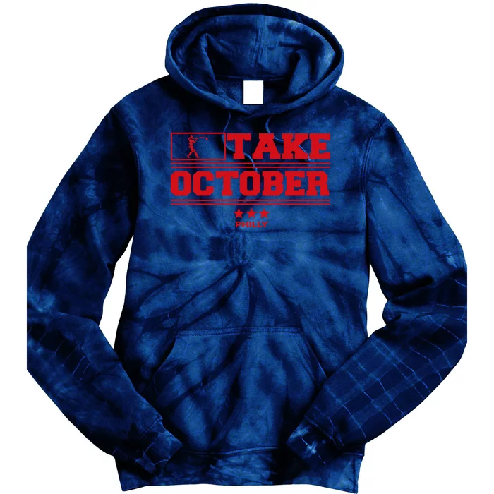 Retro Take October Philly_philadelphia Vintage Tie Dye Hoodie