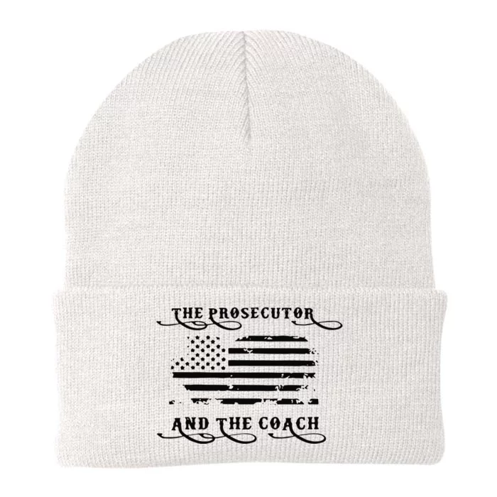 Retro The Prosecutor And The Coach Kamala Harris 2024 Knit Cap Winter Beanie