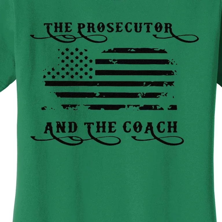 Retro The Prosecutor And The Coach Kamala Harris 2024 Women's T-Shirt