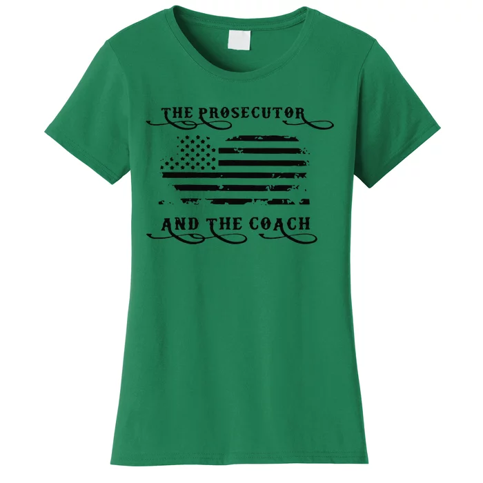 Retro The Prosecutor And The Coach Kamala Harris 2024 Women's T-Shirt