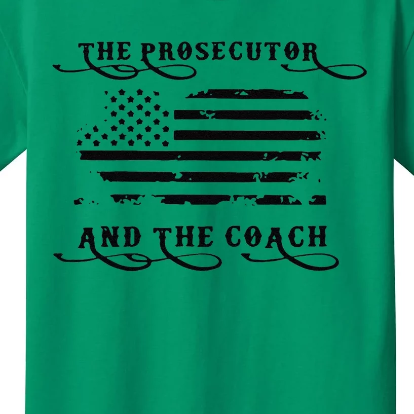 Retro The Prosecutor And The Coach Kamala Harris 2024 Kids T-Shirt