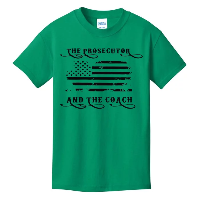 Retro The Prosecutor And The Coach Kamala Harris 2024 Kids T-Shirt