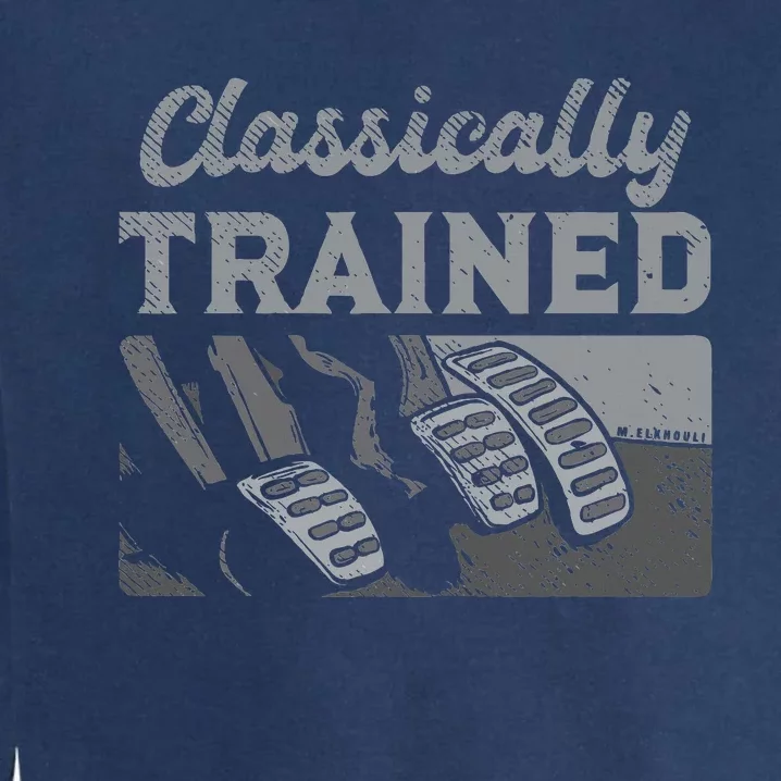 Racing Three Pedals Classically Trained Manual Transmission Garment-Dyed Sweatshirt