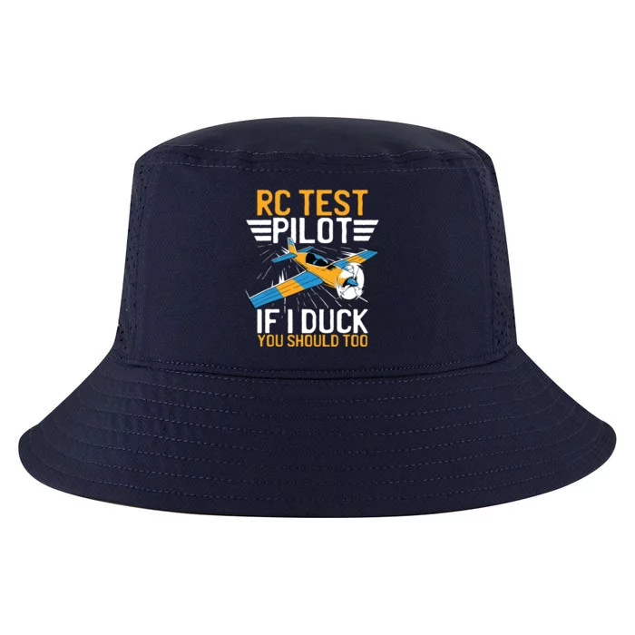 Rc Test Pilot If I Duck You Should Too Model Aircraft Pilot Cool Comfort Performance Bucket Hat